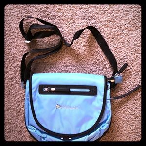 Sherpani is light blue crossbody.